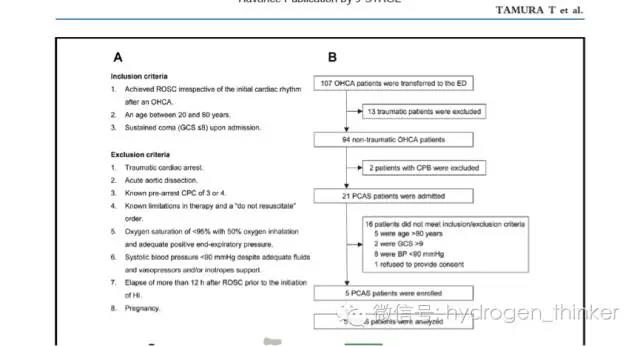 氢临床：氢气对心脏骤停脑损伤改善的可行性