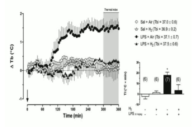 新发现，氢气能够缓解发烧！