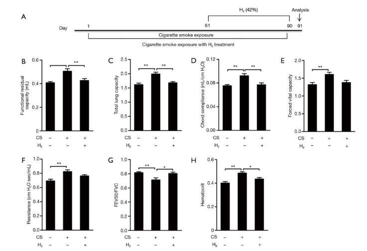 呼吸病教授：氢气改善慢阻肺