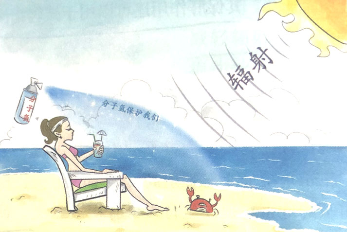 分子氢保护皮肤，预防辐射造成的皮肤损伤